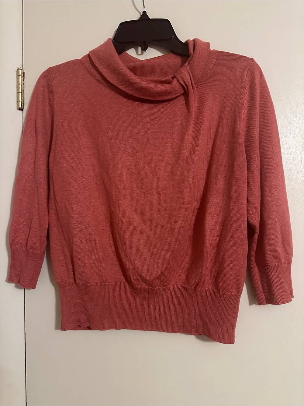 Requirements Coral Cowl Neck Sweater